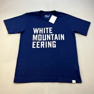 White Mountaineering T-Shirt Adult Large Navy Blue Printed Logo Made in Japan